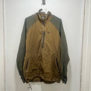 Outdoor Research Olive and Brown Windbreaker